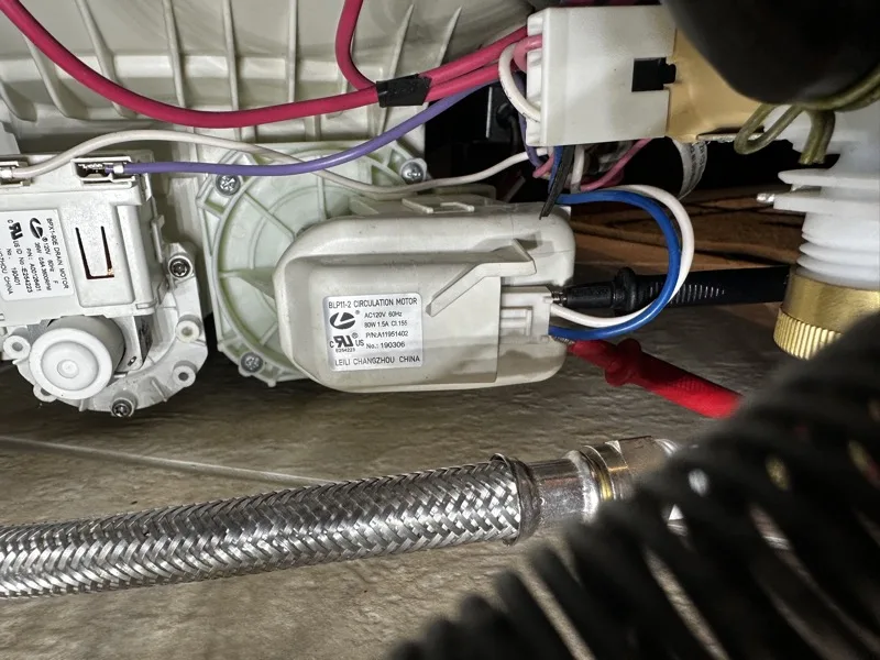 Dishwasher circulation pump motor replacement