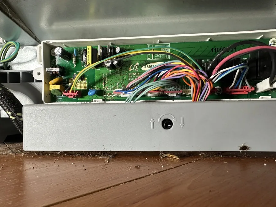 Dishwasher no power – roach damage to control board
