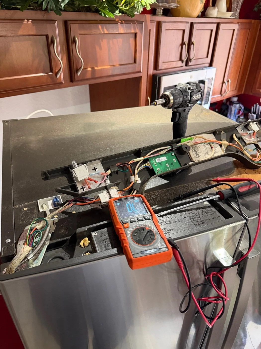 GE refrigerator door switch replacement