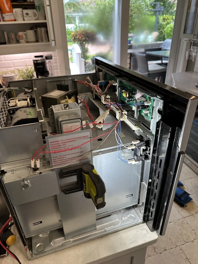 Microwave thermal fuse replacement repair