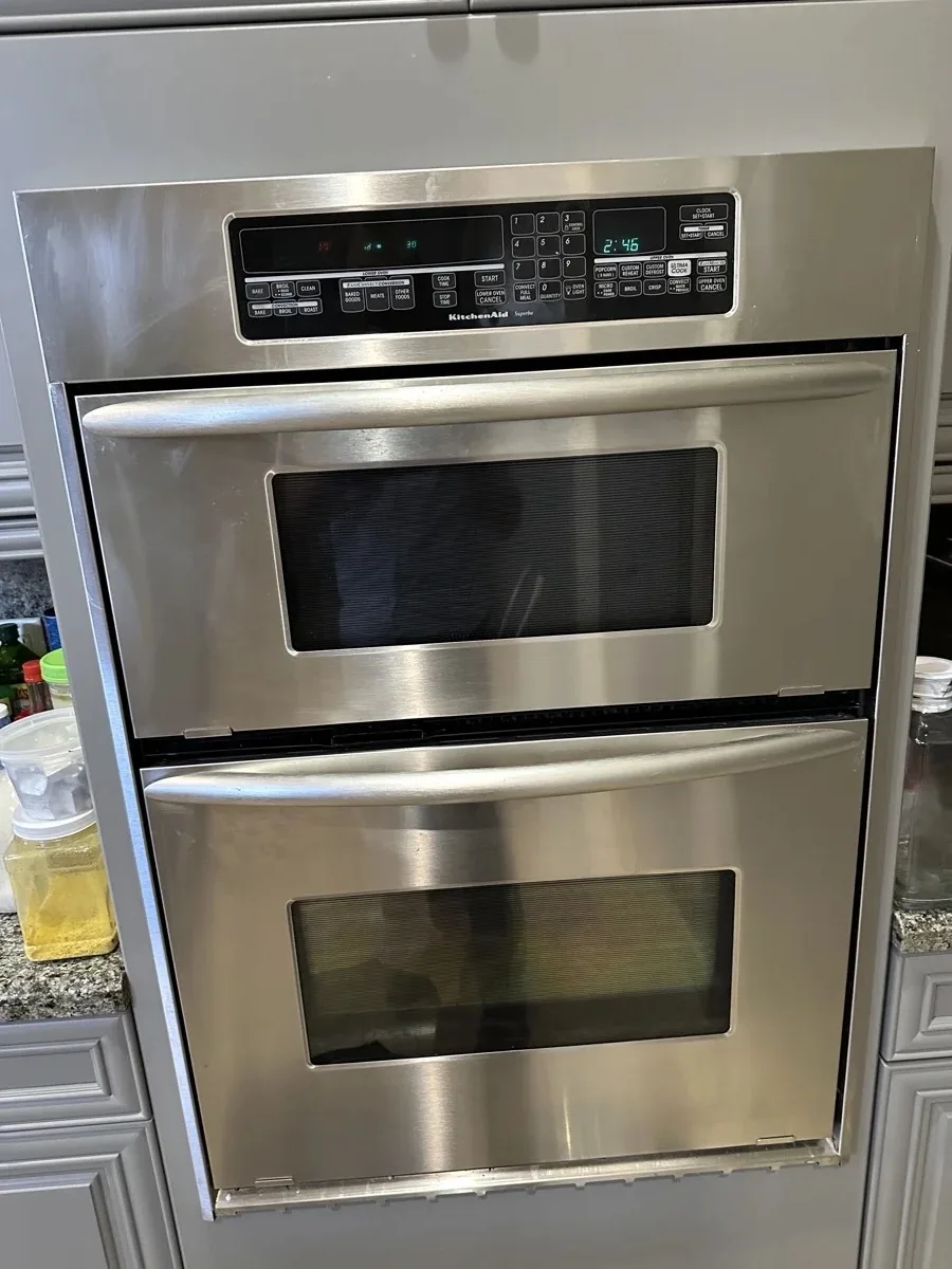 Oven display partially not working