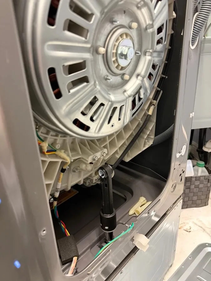 Front load washer shock absorber replacement