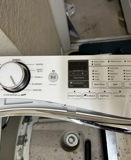 Washer control panel repair – fixing unresponsive buttons and display issues