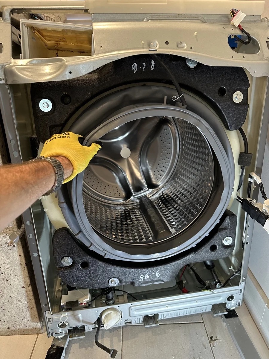 Washer door boot seal replacement